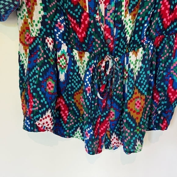 Maeve Anthropologie Button and Tie Front Blouse / size 0 - Picture 5 of 12